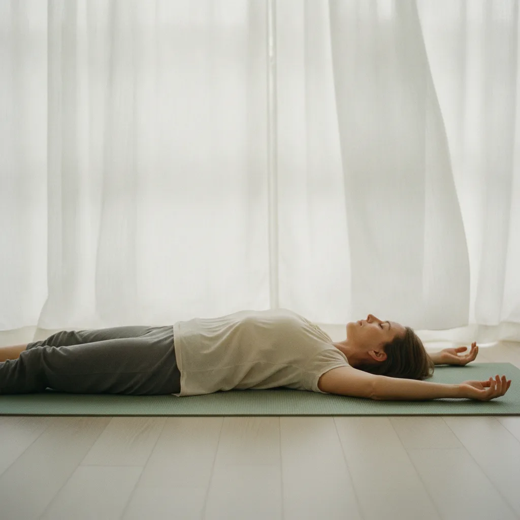 Savasana rest pose
